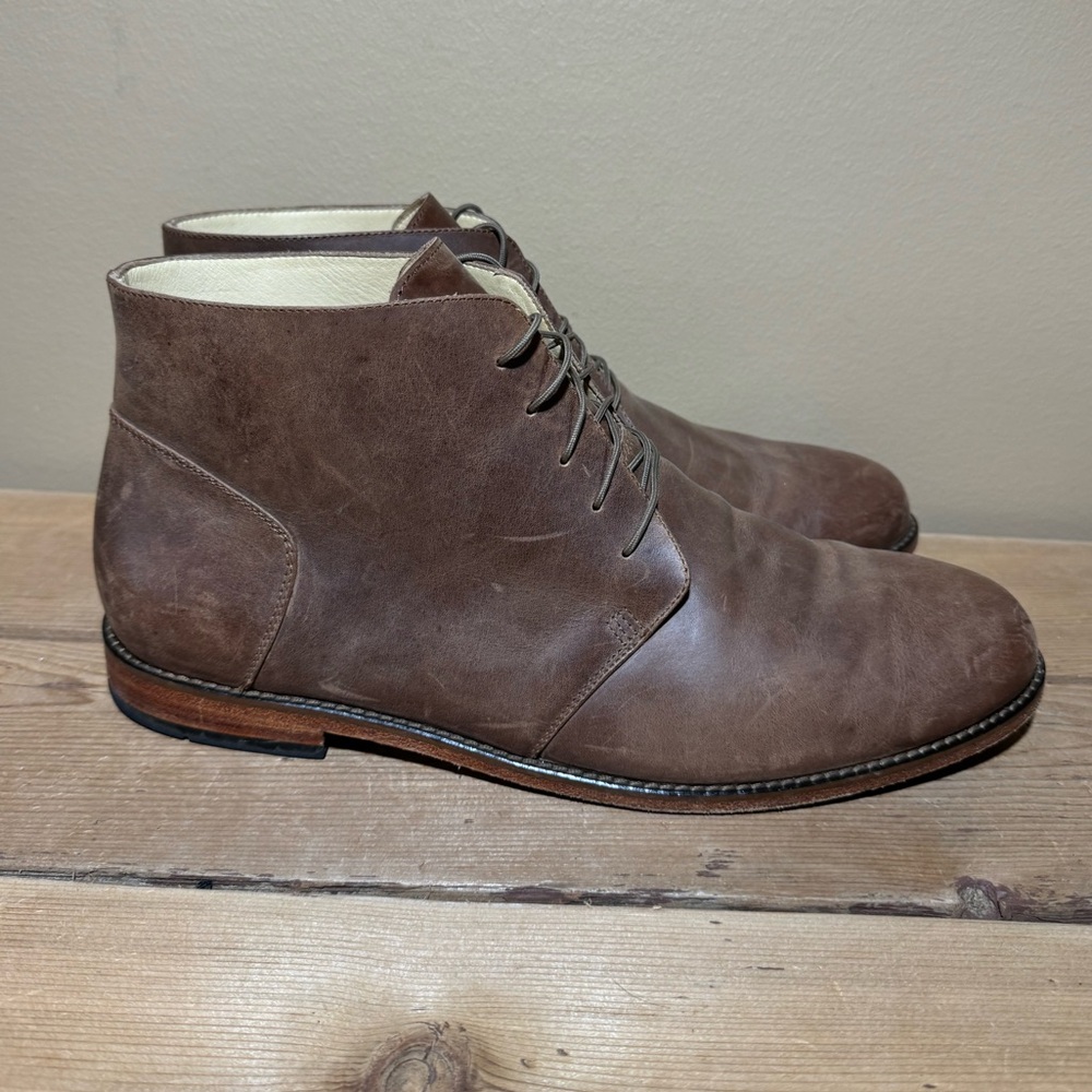 Nisolo Brown Chukka Boots 13.5